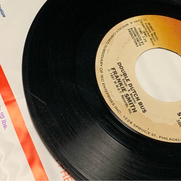 Double Dutch Bus Frankie Smith 45rpm Vinyl Record 7inch NO ART WORK 1981 - Picture 4 of 5